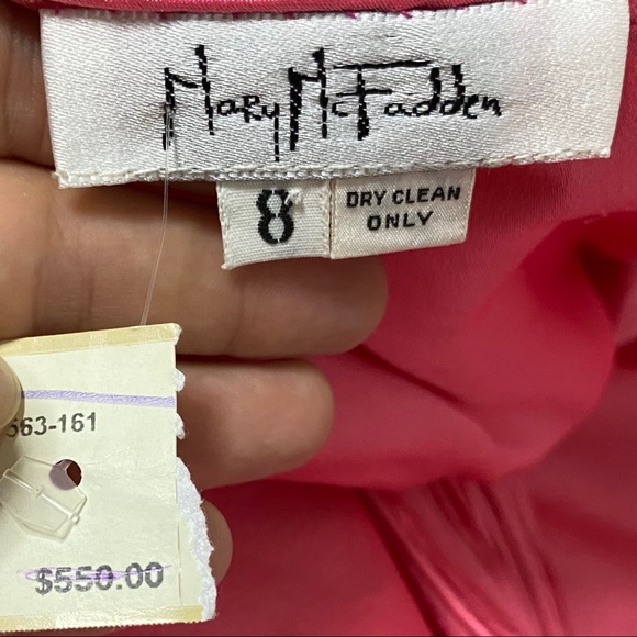 Mary McFadden Pink Pleated Gown - Picture 10 of 10